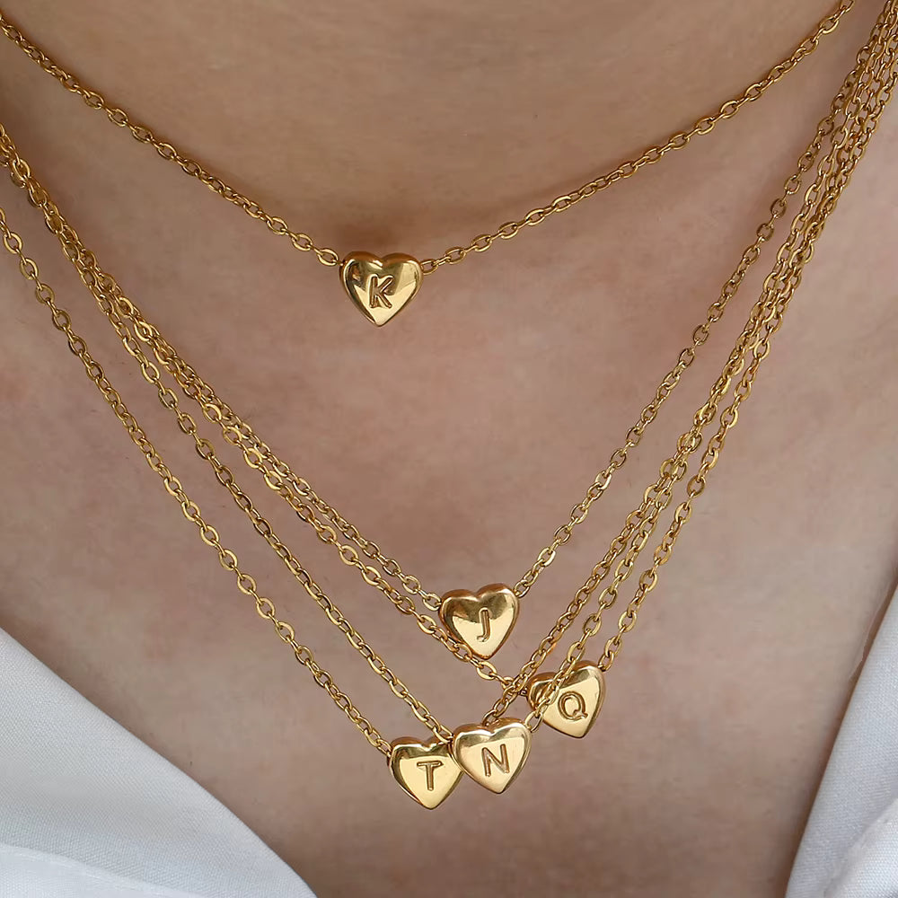 Collar Inicial Mini Corazón